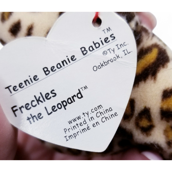 TY Beanie Baby Freckles The Leopard, 1993, TEENIE BEANIE BABIES - Picture 4 of 7